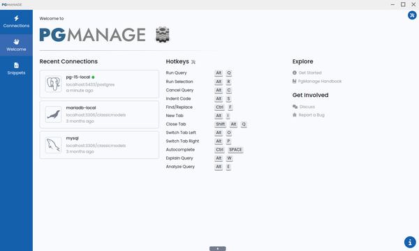 PgManage 1.3 Released – New Features, Dashboard Upgrades & PostgreSQL ...