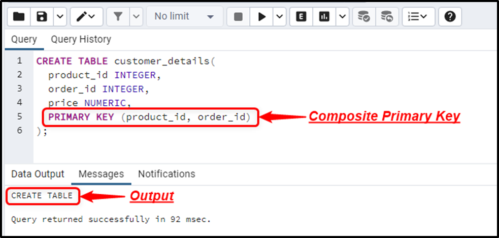 Composite Primary Keys In Postgresql