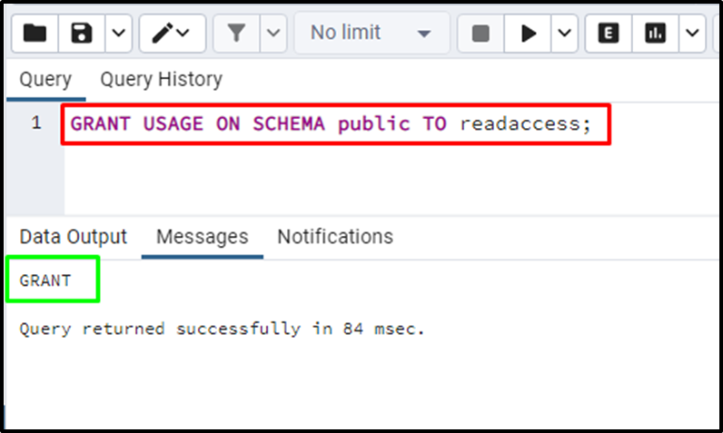 grant user read only access to postgres database