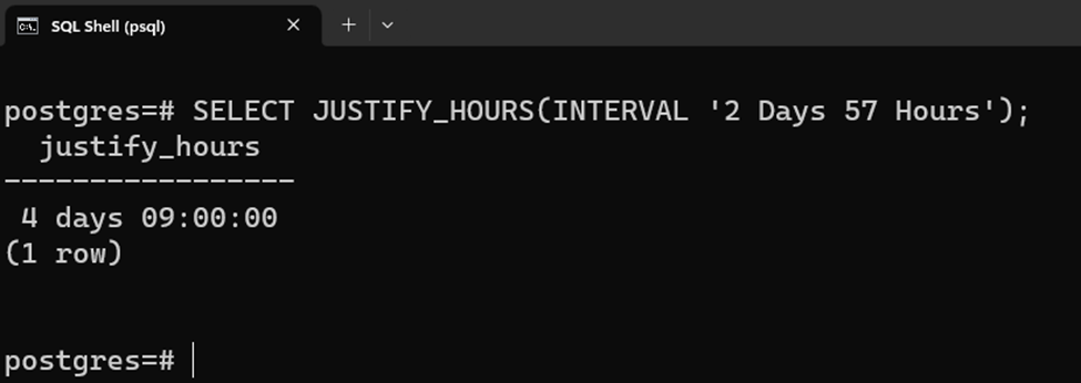 1200 hours shop to days